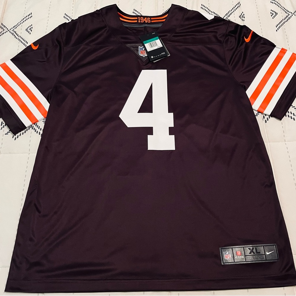 NWT Nike Vapor Limited Deshaun Watson Cleveland Browns Jersey Mens XL or XXL.